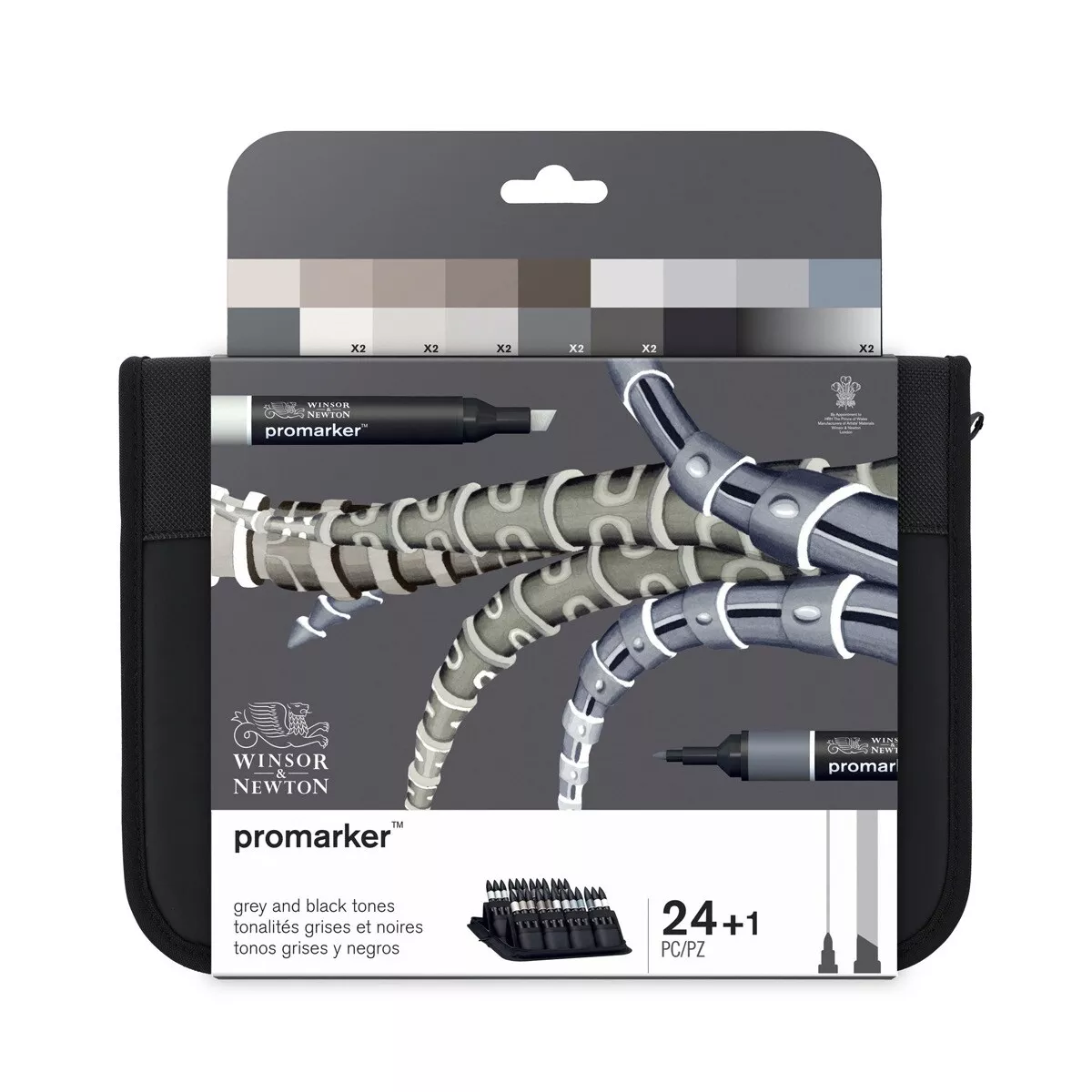 Winsor &Amp; Newton - Set 24 Rotuladores Promarker Winsor&Amp;Newton Negro Y Gris En Oferta Winsor &Amp; Newton - Set 24 Rotuladores Promarker Winsor&Amp;Newton Negro Y Gris Barato