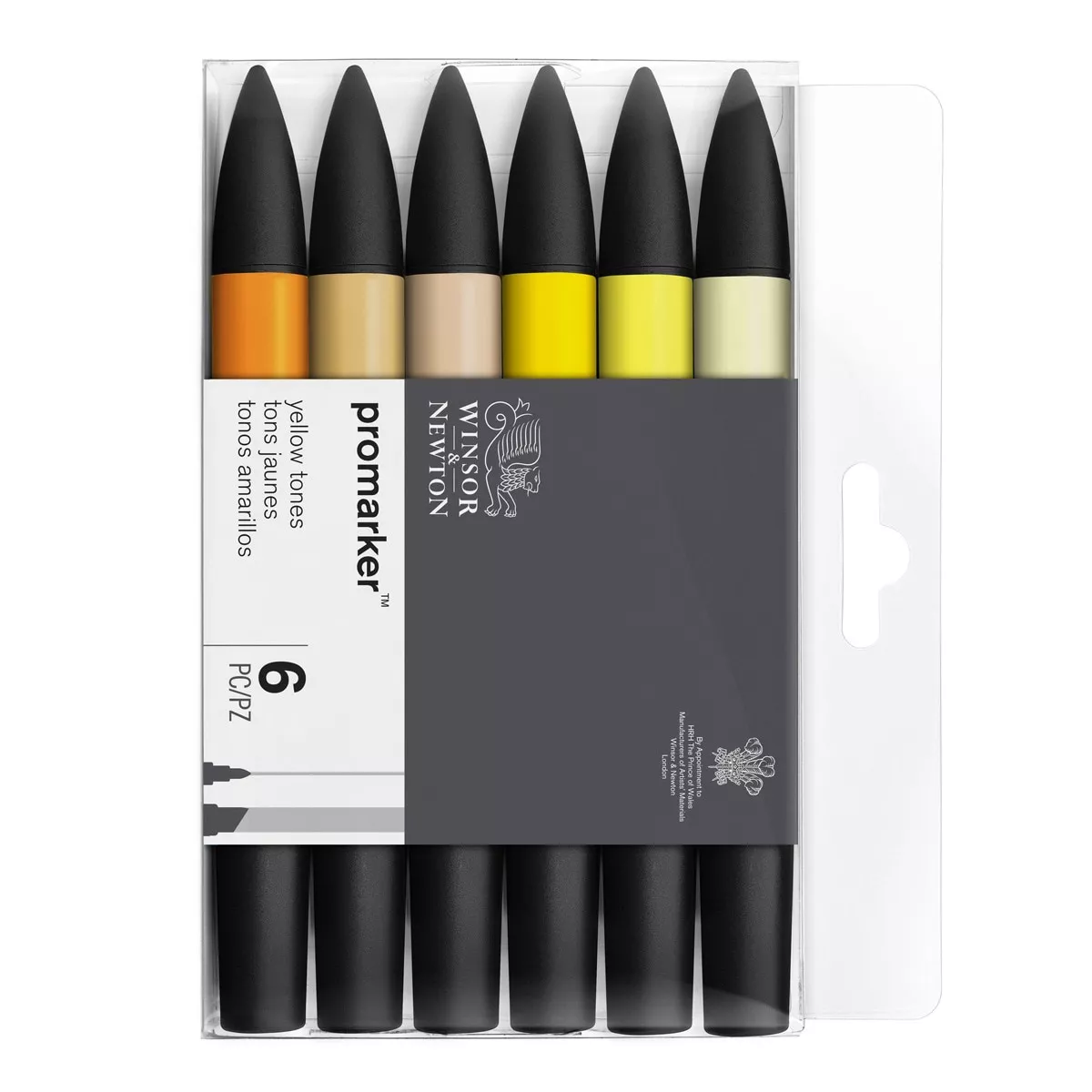 Winsor & Newton - Set 6 Rotuladores Promarker Amarillos barato