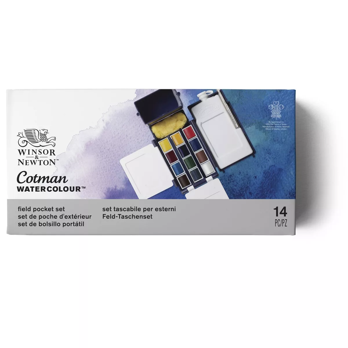 Winsor & Newton - Set De Acuarela Con 12 Pastillas Cotman Multicolor barato